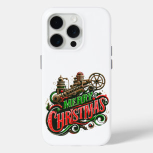 Steampunk Merry Christmas iPhone / iPad case