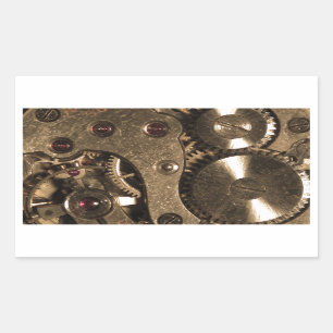 Steampunk Metal Gears Sticker