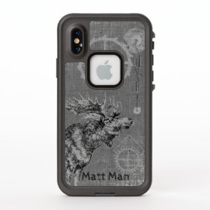 Steampunk Moose Gears Clock Works iPhone Case
