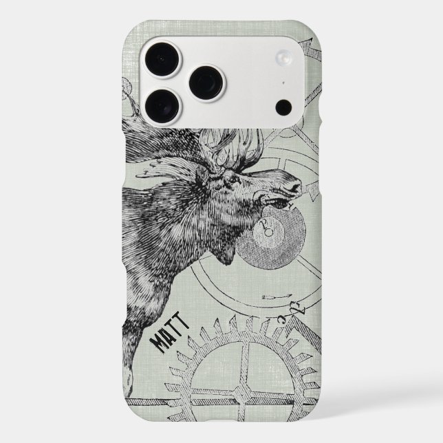 Steampunk Moose Wildlife (Back)