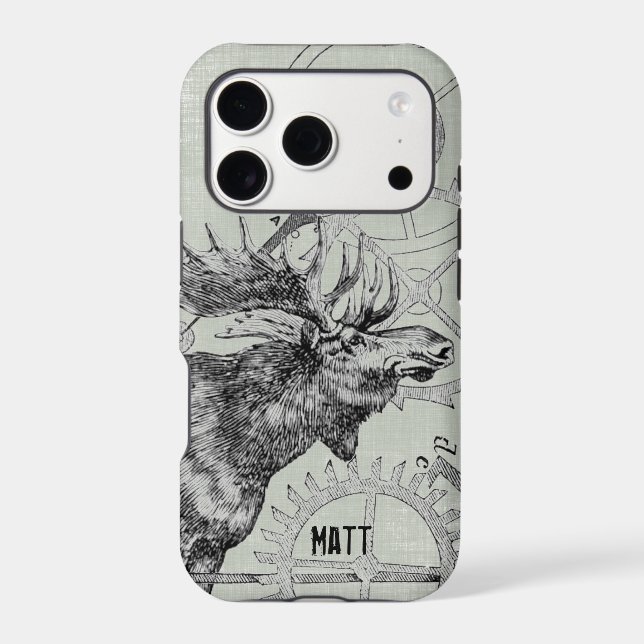 Steampunk Moose Wildlife (Back)