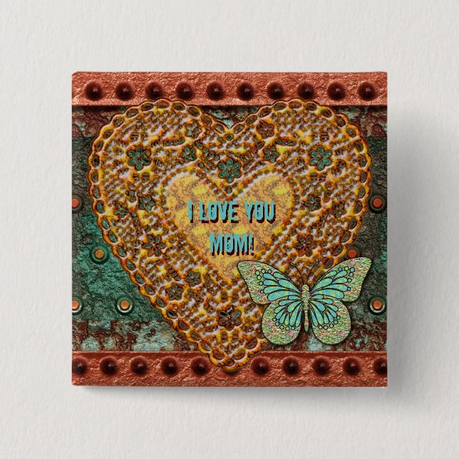Steampunk Mother's Day 2 Button (Front)