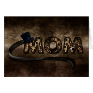 Steampunk Mothers Day Card