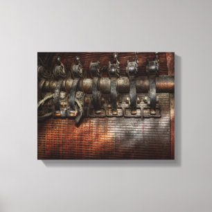 Steampunk - Motorized Canvas Print