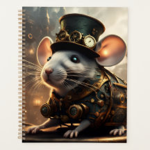 Steampunk Mouse and Bird