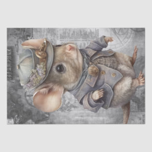 Steampunk Mouse Tissue Paper
