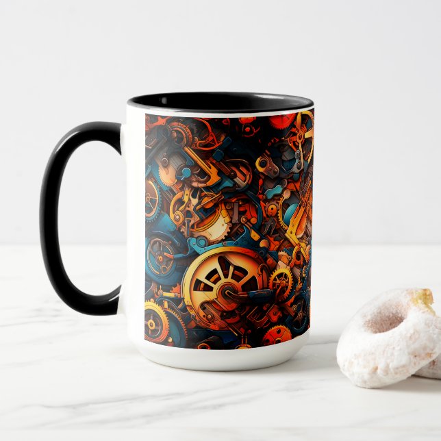 Steampunk Mug (With Donut)