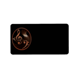 Steampunk Music Design labels (medium)