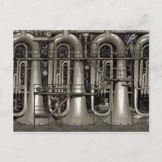 Steampunk Music Factory Postcard