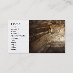 Steampunk - Naval - The escape hatch Business Card