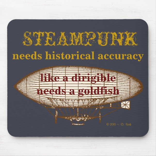 Steampunk Needs Mousepad (Front)