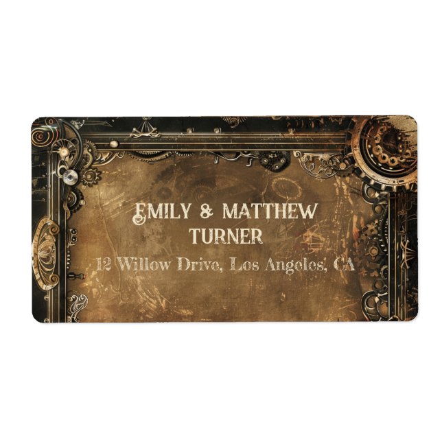 Steampunk Noir Affair Wedding (Front)