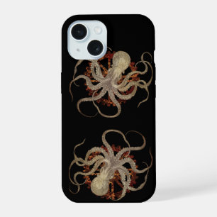 Steampunk Octopus & Rusty Clockwork Gear  iPhone 15 Case
