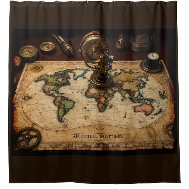 Steampunk Olde Worlde Map (Front)