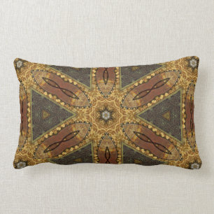 Steampunk Ornate Lumbar Pillow