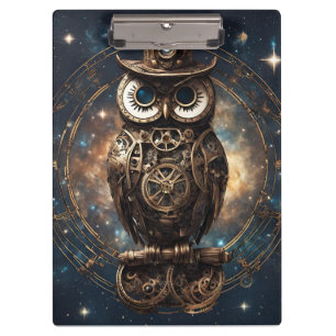 Steampunk Owl  Clipboard