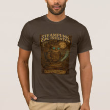 Steampunk Owl Inventor – Retro Fantasy