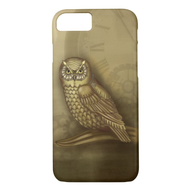 Steampunk Owl iPhone 7 case (Back)
