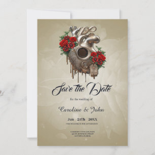 Steampunk Passion, the mechanical Heart of Love. Save The Date