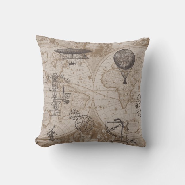 Steampunk pillow (Front)