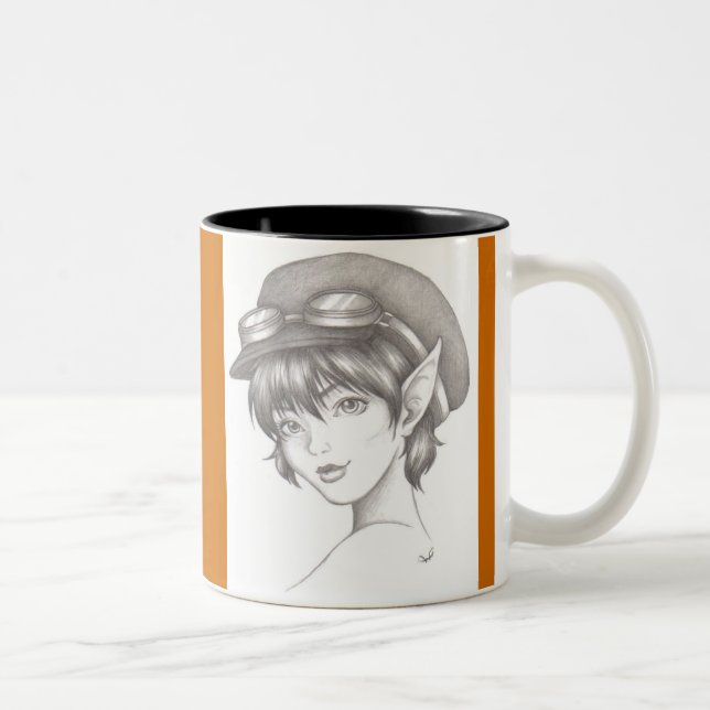 Steampunk Pixie Mugs (Right)
