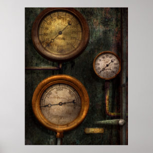 Steampunk - Plumbing - Gaging success Poster