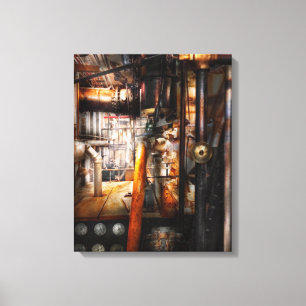 Steampunk - Plumbing - Pipes Canvas Print