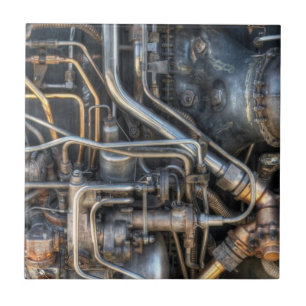 Steampunk Plumbing Pipes Tile