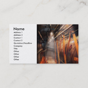 Steampunk - Plumbing - The hallway Business Card