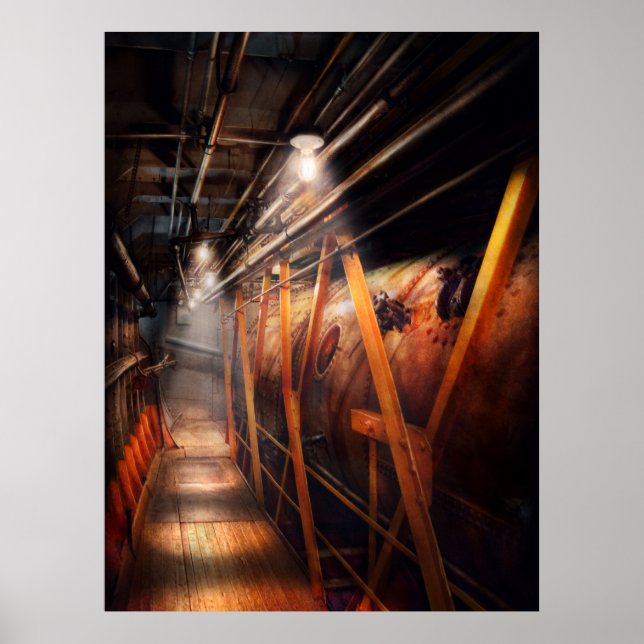 Steampunk - Plumbing - The hallway Poster (Front)