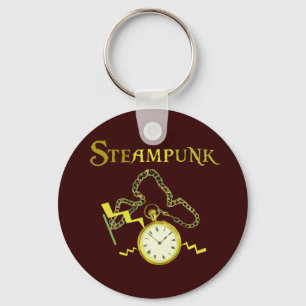 Steampunk Pocketwatch Keychain