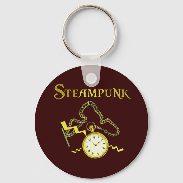 Steampunk Pocketwatch Keychain (Front)