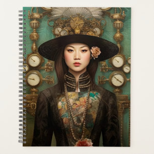 Steampunk Portrait of a Lady Planner