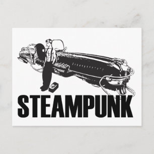 Steampunk Postcard