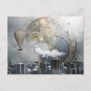 Steampunk Postcard