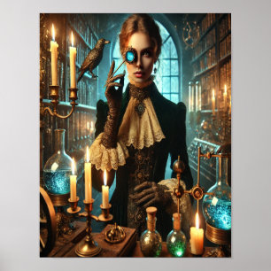Steampunk Poster 45, The Shadow Alchemist  
