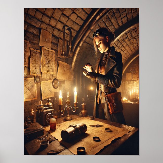 Steampunk Poster 58 The Covert Resistance Courier (Front)