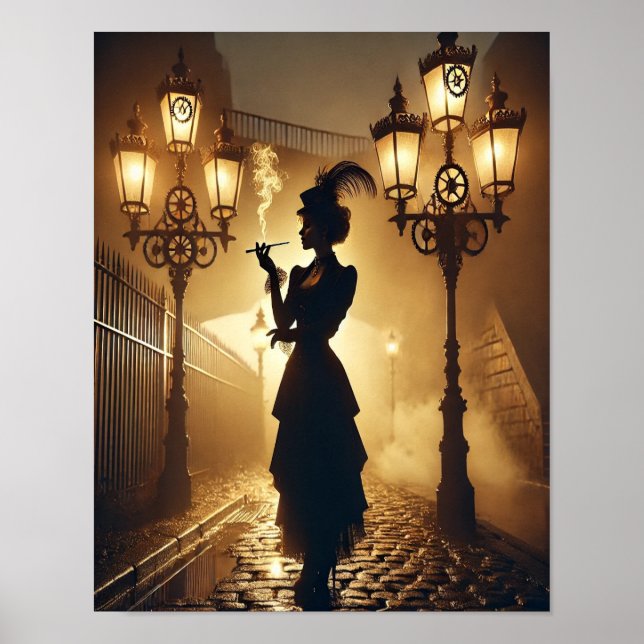 Steampunk Poster 67 The Gaslight Seductress (Front)