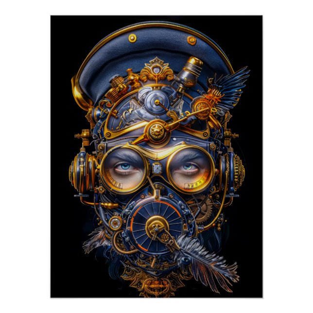 Steampunk Poster Design (Front)