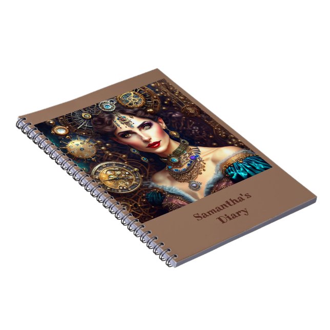 Steampunk Princess Notebook (Right Side)