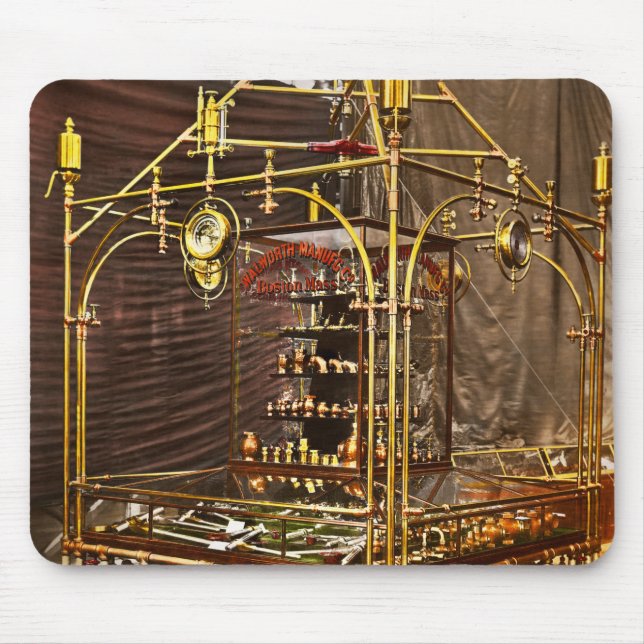 Steampunk - Quite a fitting display 1876 Mouse Pad (Front)