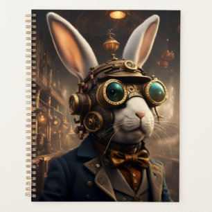 Steampunk Rabbit and Fox Planner