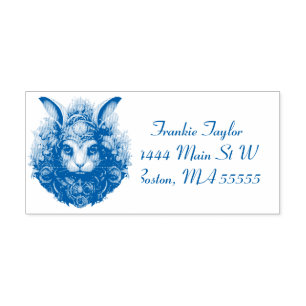Steampunk Rabbit Custom Self-inking Stamp