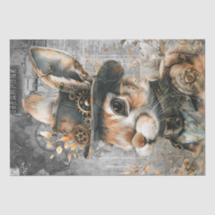 Steampunk Rabbit Tissue Paper