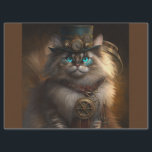 Steampunk Ragdoll Cat Tissue Paper<br><div class="desc">This is an AI image I created using Midjourney.</div>