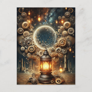 Steampunk Ramadan Postcard
