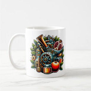 Steampunk Rosh Hashanah Coffee Mug