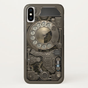 Steampunk Rotary Metal Dial Phone. Case. Case-Mate iPhone Case