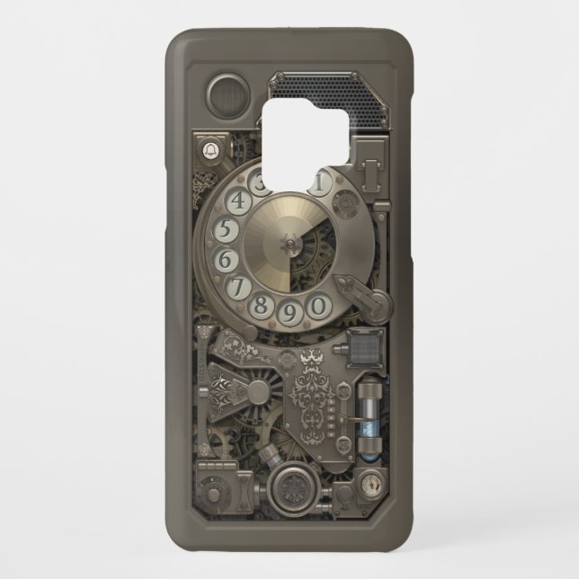 Steampunk Rotary Metal Dial Phone. Case-Mate Samsung Galaxy Case (Back)