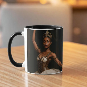 Steampunk Royal Ballerina Elegant Fantasy Mug